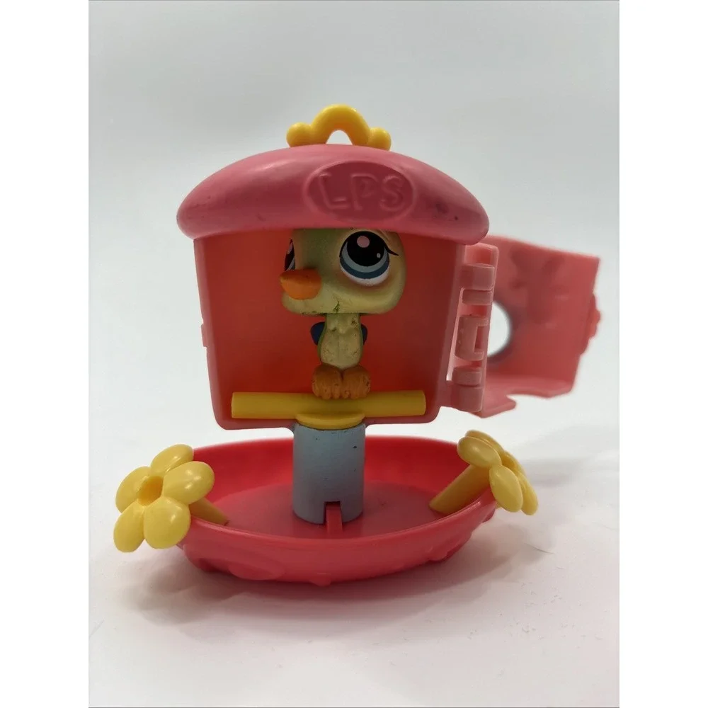 Littlest Pet Shop Portable Pets Hummingbird‎ House Bird Bath #208